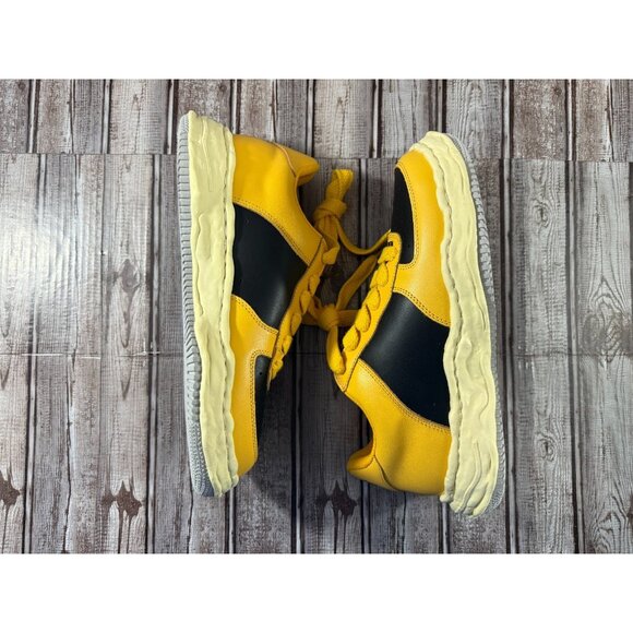 Maison Mihara Yasuhiro Wayne VL OG Sole Low top Sneakers size 45 Yellow Black